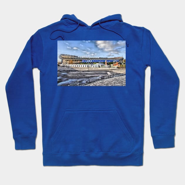 Murrayfield rugby stadium Hoodie by Grant's Pics